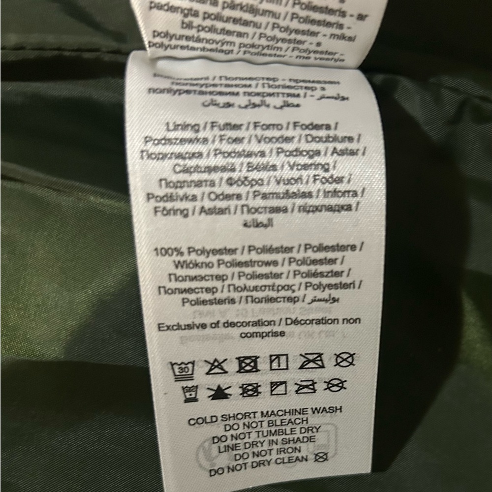 Noisy May Polyurethane Waterproof Rain Jacket with Pockets - Picture 4 of 5